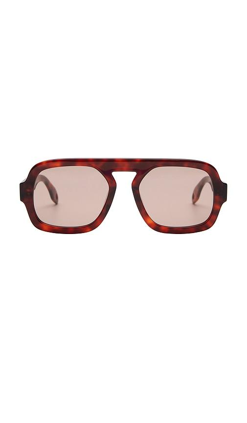 elisa johnson jane sunglasses in red.