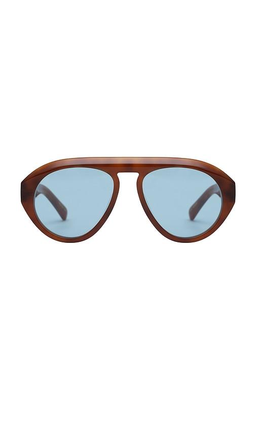 elisa johnson val sunglasses in brown.