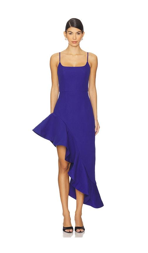 elliatt beatrix gown in blue. - size m (also in xs)