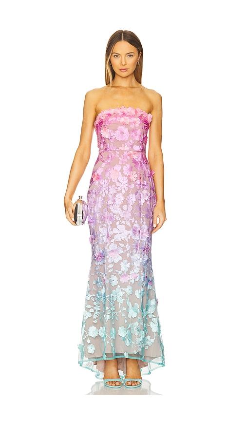 elliatt bella gown in pink,lavender. - size l (also in s, m)