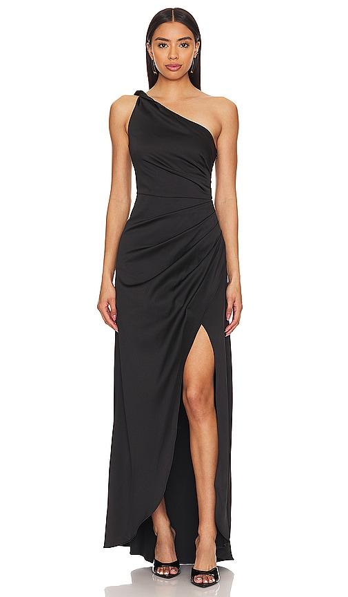 elliatt biarritz gown in black. - size m (also in xxs, xs, s, xl)