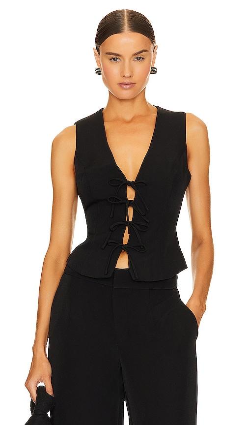 elliatt cavalcade top in black. - size m (also in s, xl)