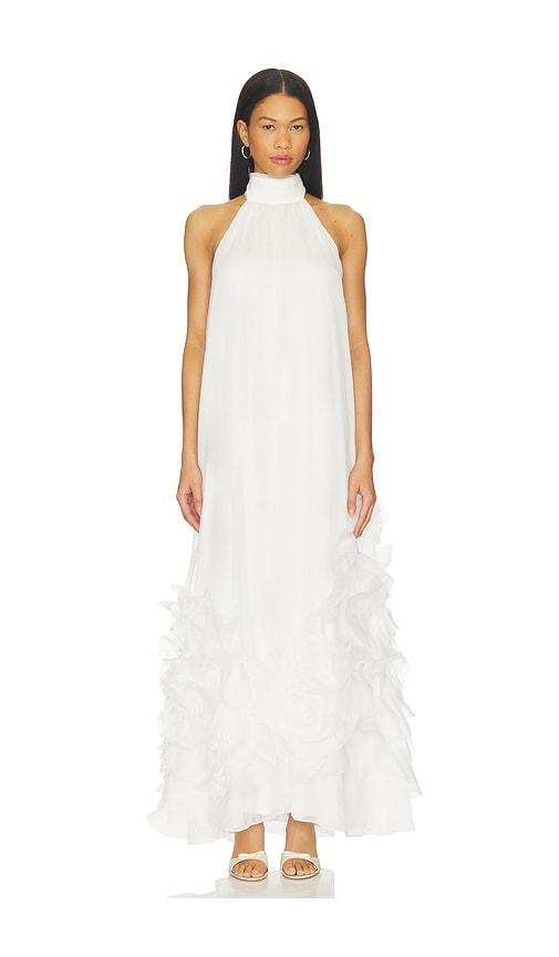elliatt evelin gown in white. - size l (also in m, s, xl, xs)