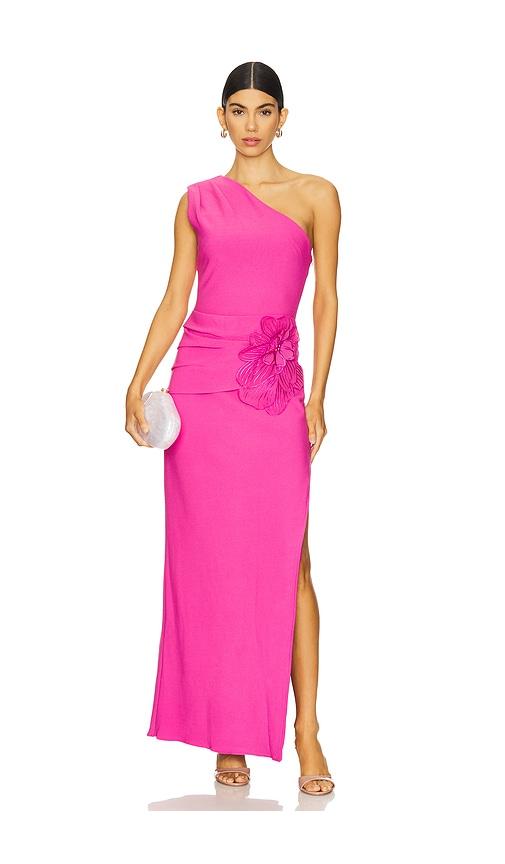 elliatt janelle gown in fuchsia. - size s (also in xs, xxl)