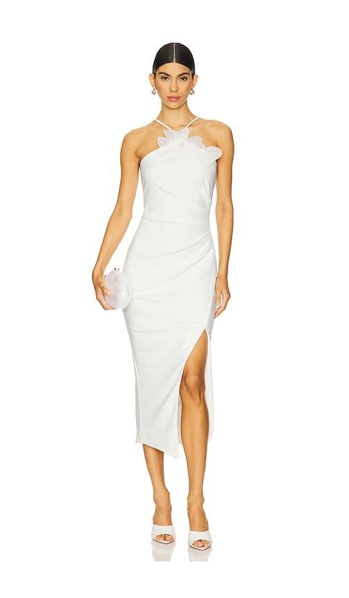elliatt janelle midi dress in white. - size l (also in s, m, xl)