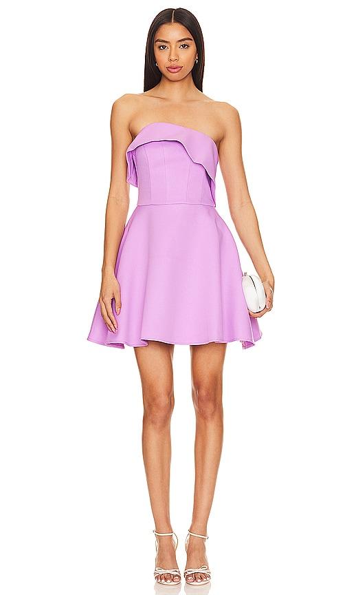 elliatt maelle dress in purple. - size l (also in m)