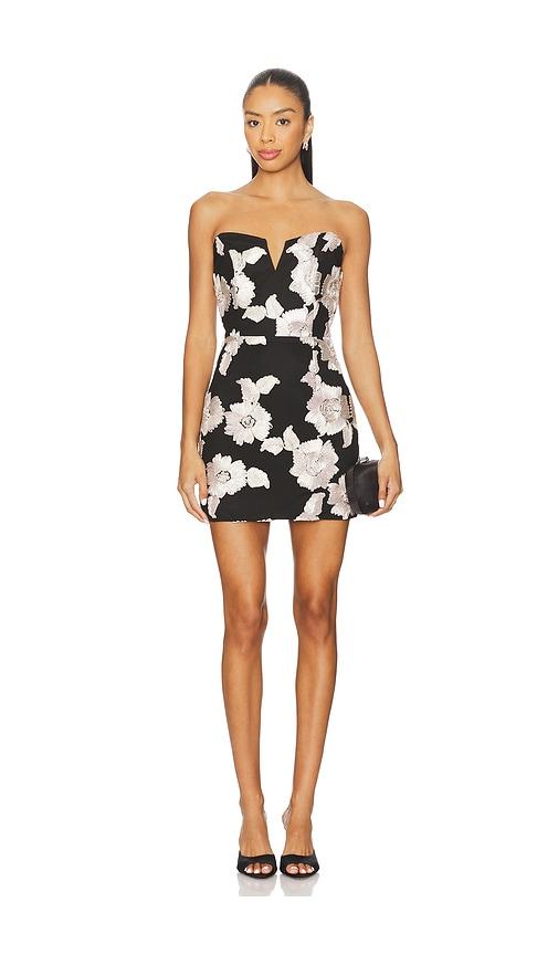 elliatt margaux mini dress in black. - size l (also in m, xl, xxl)