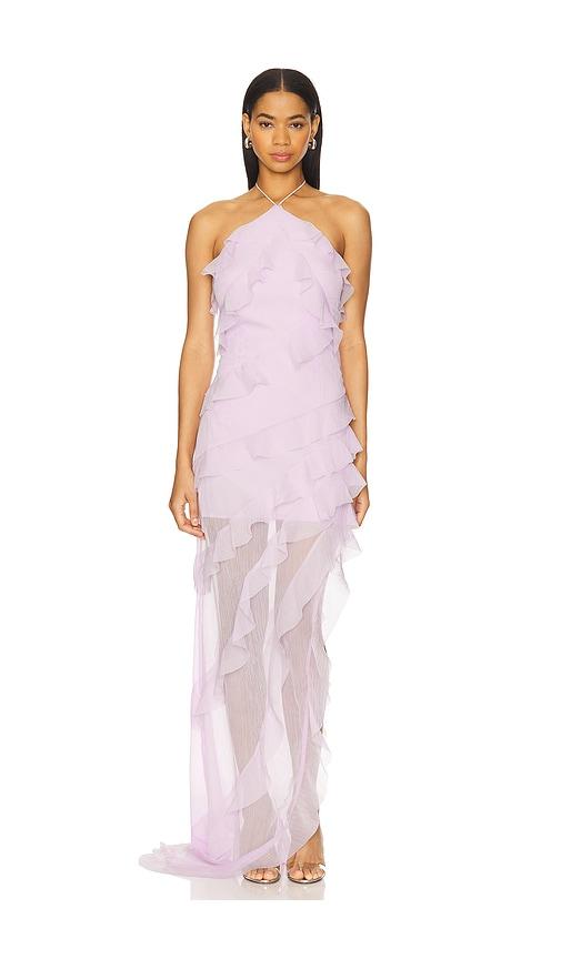 elliatt mia gown in lavender. - size l (also in m)