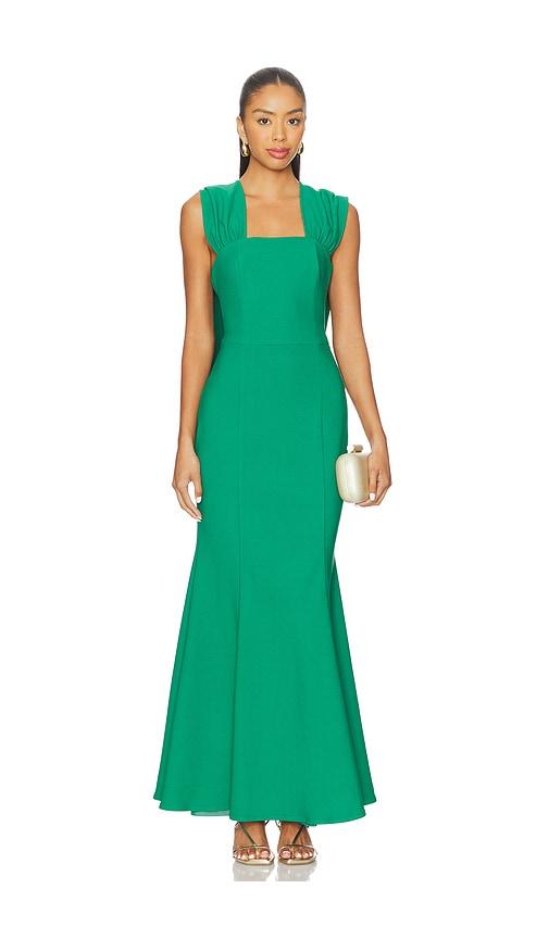 elliatt mira gown in green. - size l (also in s, xs, m)