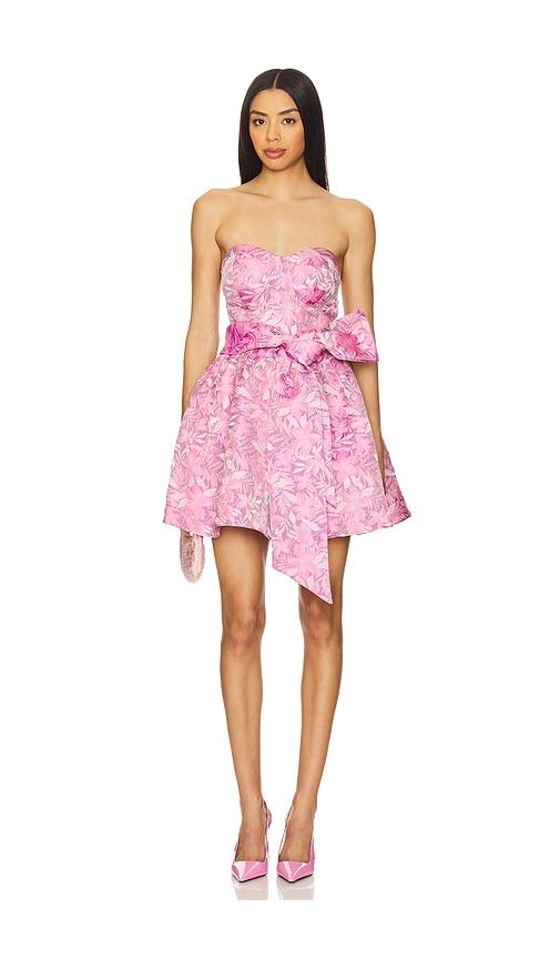 elliatt nadeen aline mini dress in pink. - size l (also in m)