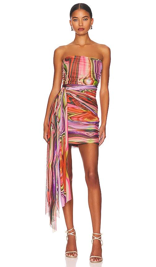 elliatt nala dress in multi. - size l (also in m)