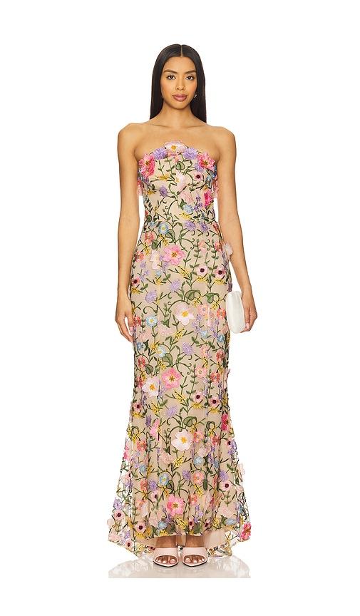 elliatt nydia gown in multi. - size m (also in s, xl, xs)