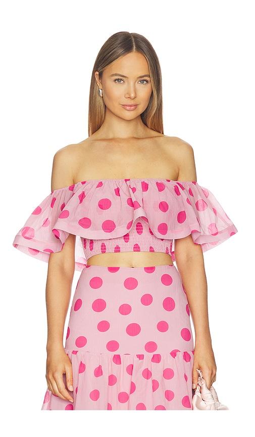 elliatt sola top in pink. - size l (also in xl)