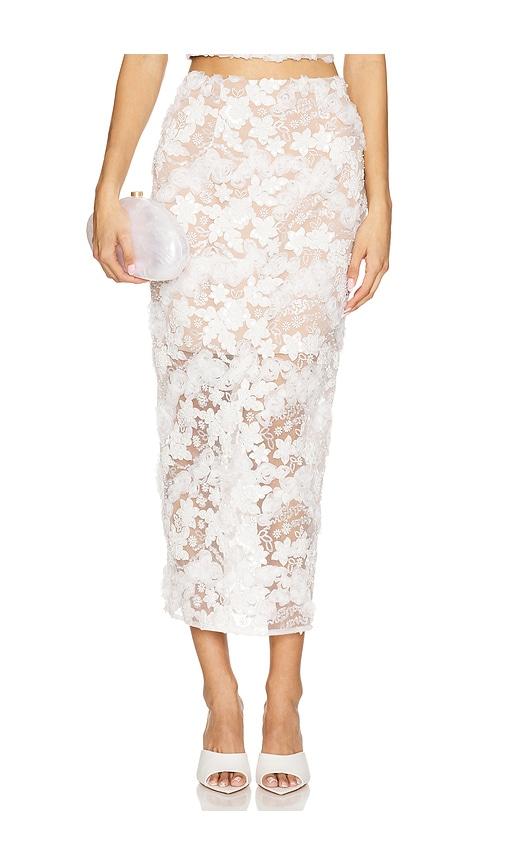 elliatt vonni skirt in white. - size m (also in s)