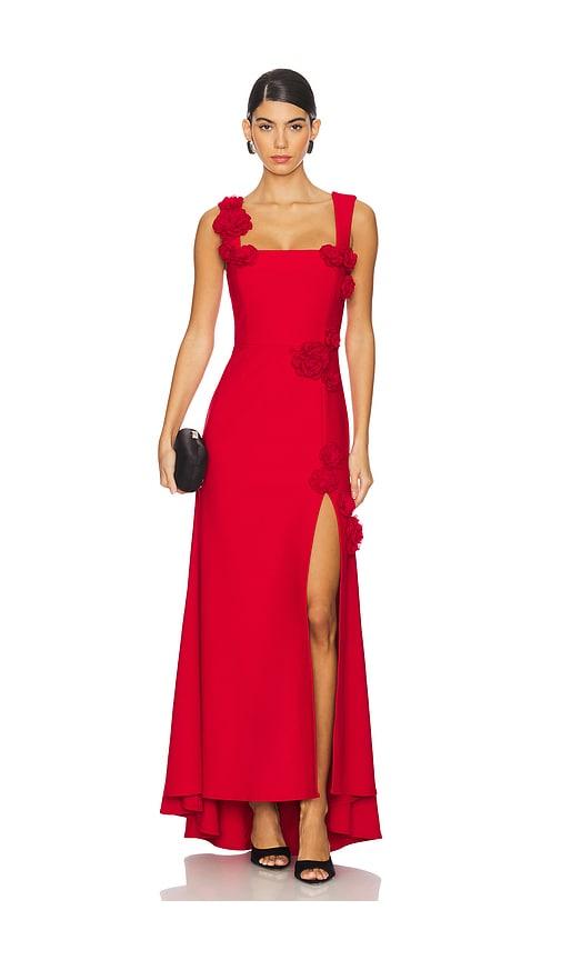 elliatt x revolve evanora gown in red. - size l (also in s, xs)