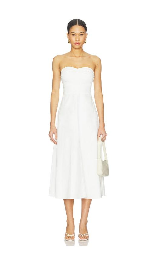 elodie the label anouk dress in white. - size l (also in s, xs)