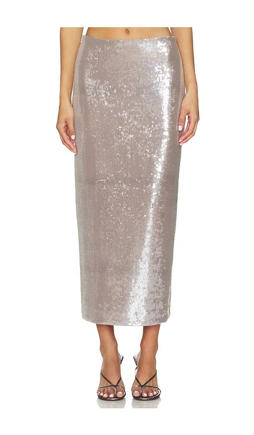 elodie the label belinda sequin skirt in lavender. - size s (also in xl)