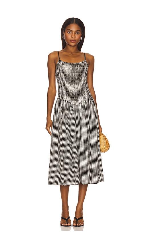 elodie the label breena dress in black. - size l (also in s, xs)