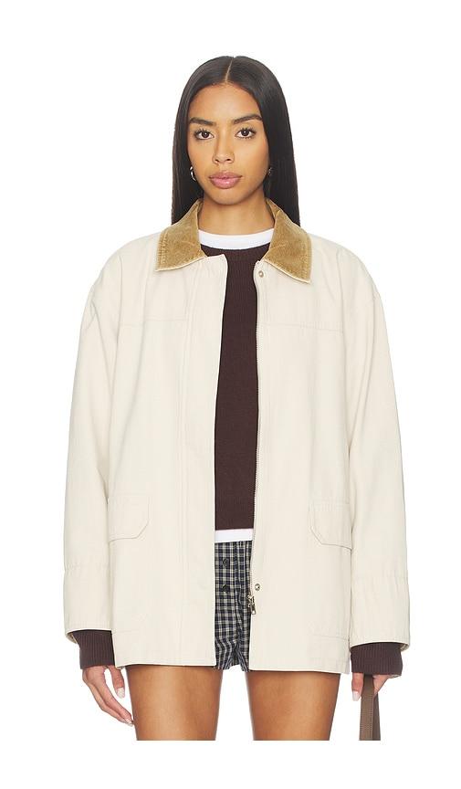 elodie the label cyrus barn jacket in beige. - size m (also in s, xs)