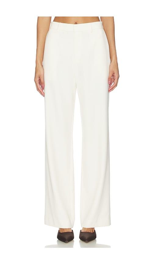 elodie the label isolde pants in cream. - size l (also in s, xs, m, xl)