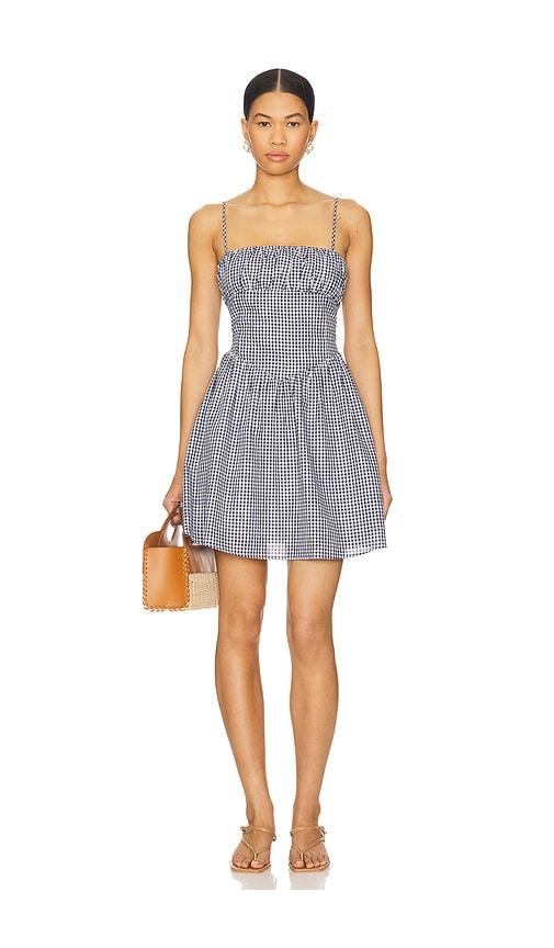 elodie the label leona mini dress in navy. - size l (also in s, xs, m, xl)