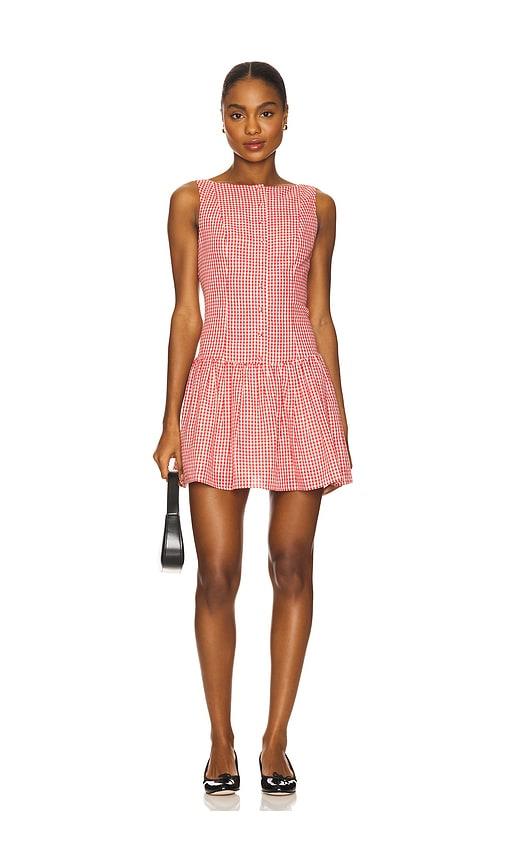 elodie the label marieka mini dress in red. - size s (also in xs)