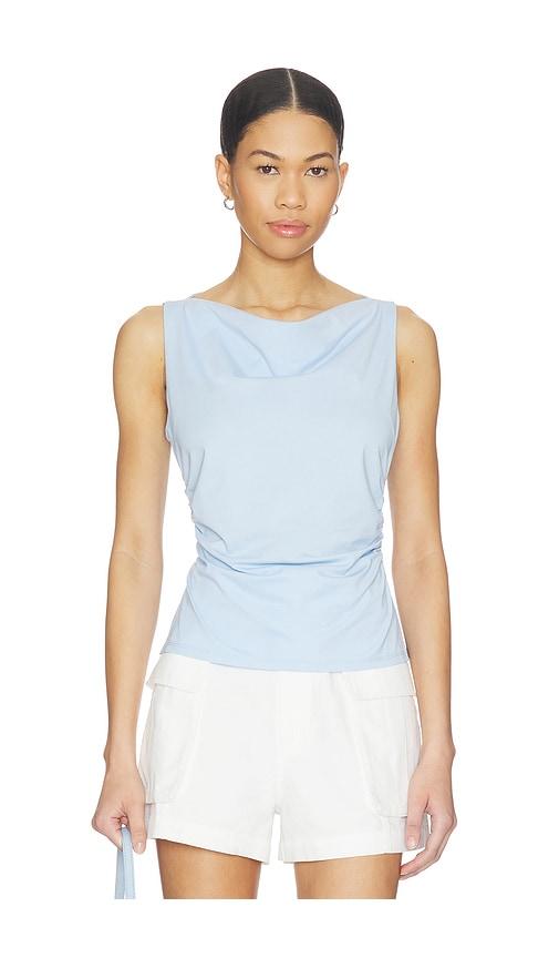 elodie the label myra top in baby blue. - size m (also in s, xs)
