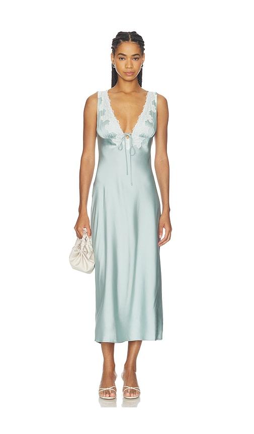 elodie the label odette dress in baby blue. - size m (also in s)