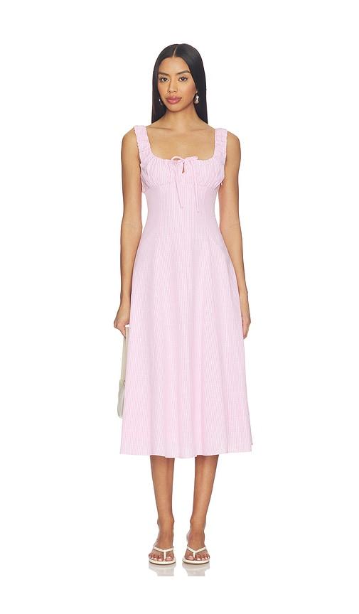 elodie the label tova dress in pink. - size s (also in xs)