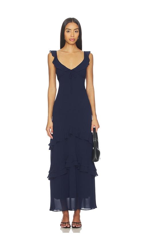 elodie the label zosia dress in navy. - size xl (also in xs)