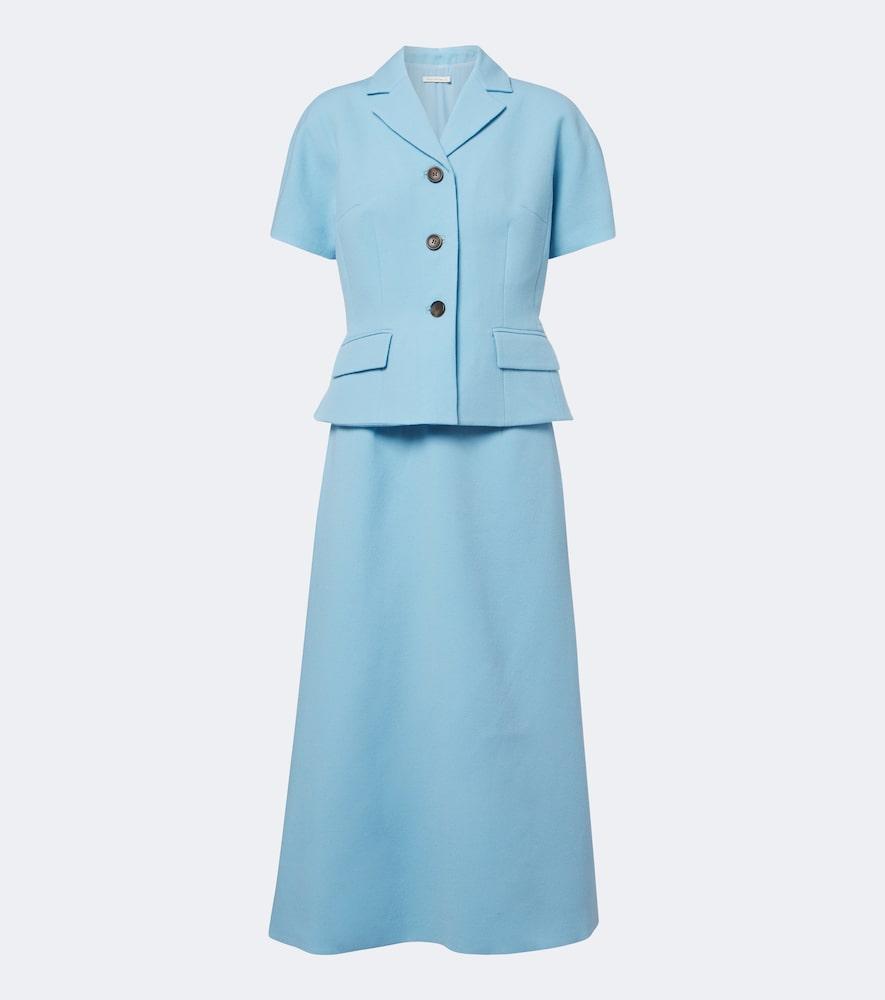 emilia wickstead alexina wool crêpe midi dress