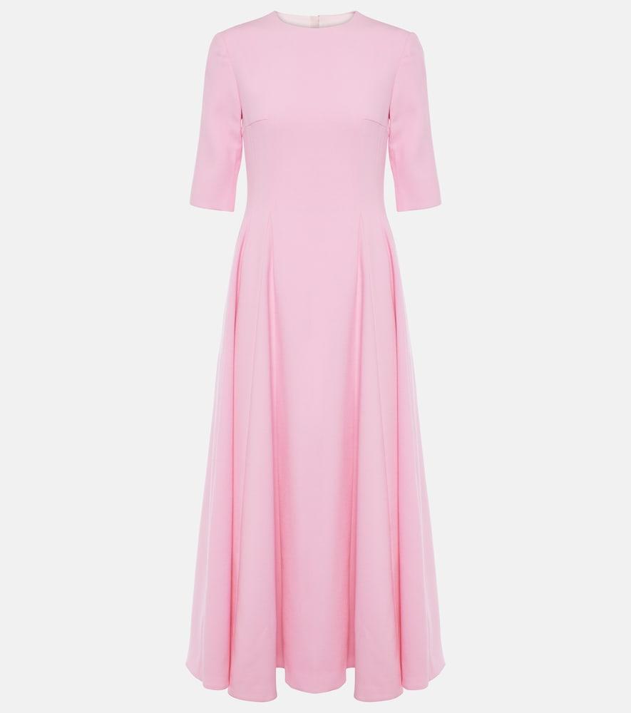 emilia wickstead georgie wool midi dress