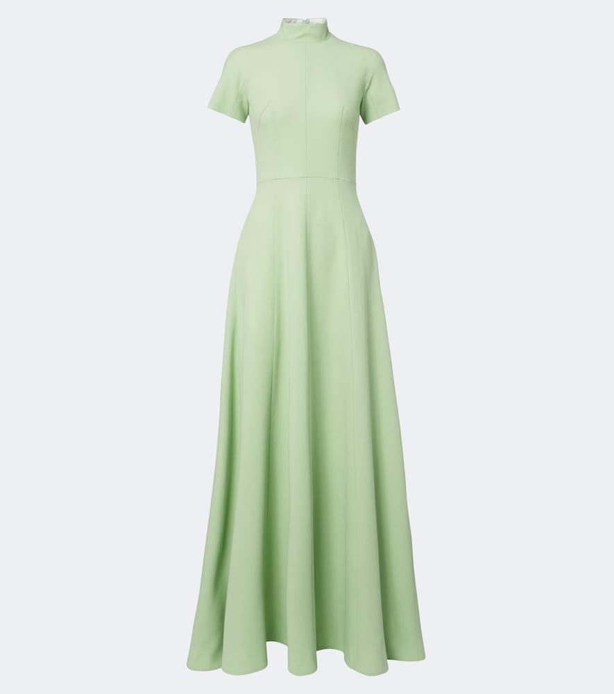emilia wickstead malinda wool crêpe gown