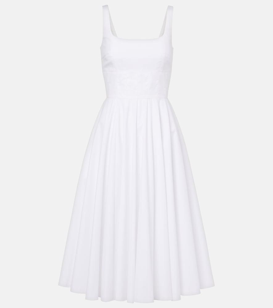 emilia wickstead nikush cotton midi dress