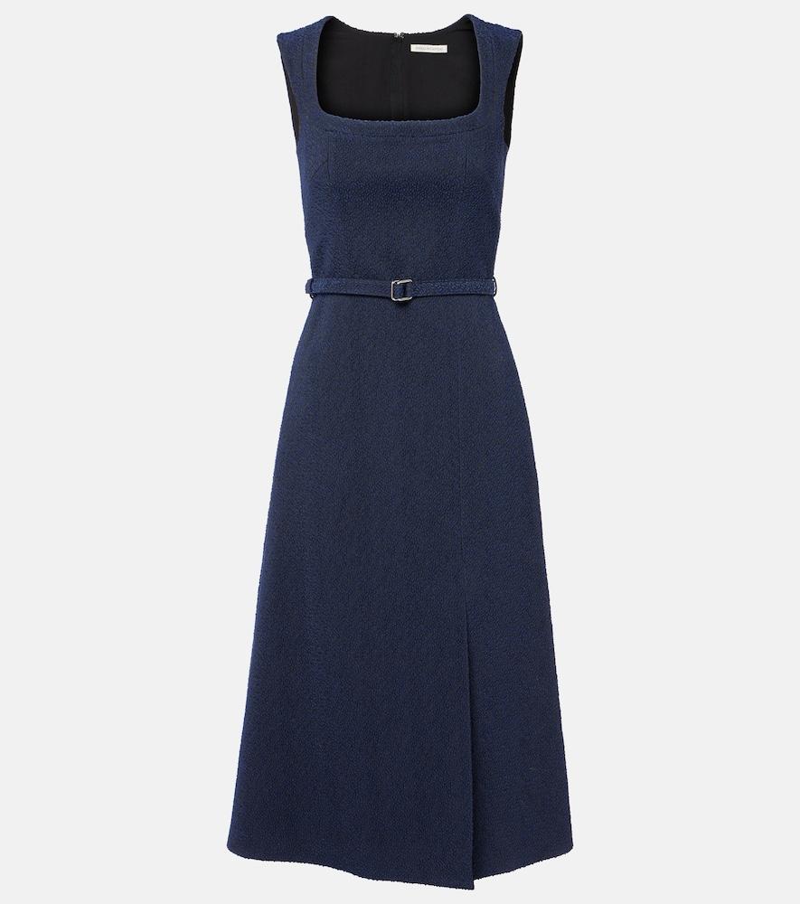 emilia wickstead pinah cotton-blend bouclé midi dress
