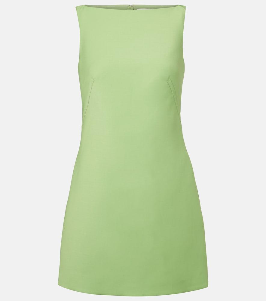 emilia wickstead rifer wool cady minidress