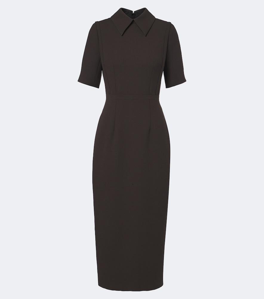 emilia wickstead valletta wool midi dress