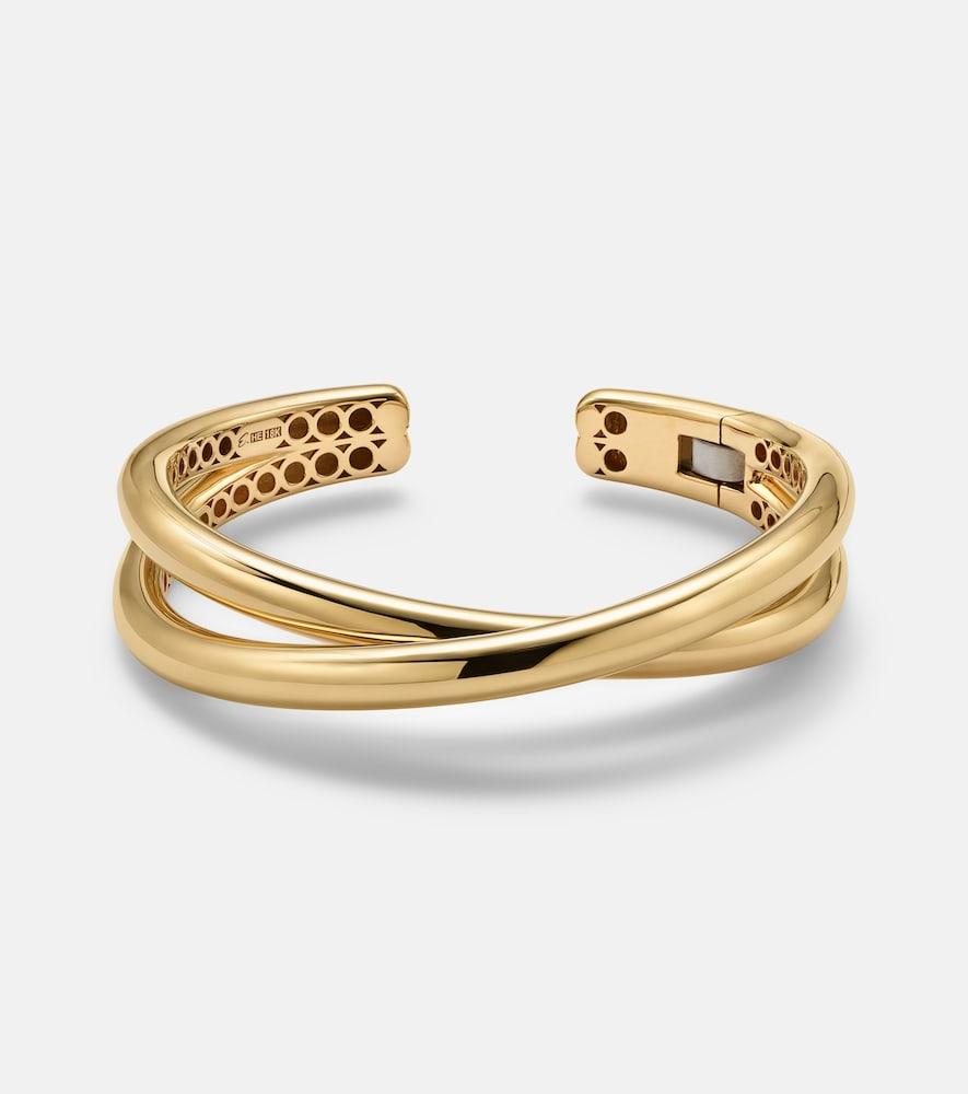 engelbert infinity loop medium 18kt gold cuff bracelet