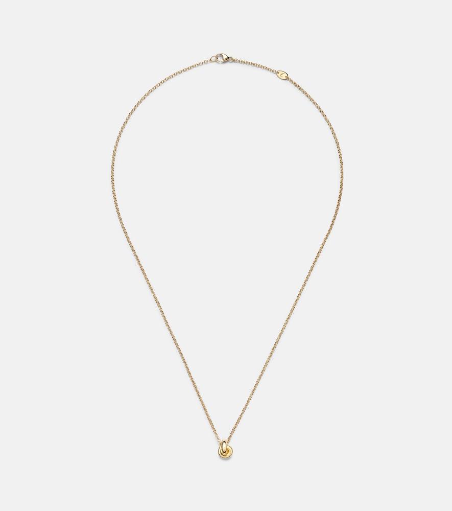 engelbert legacy knot mini 18kt gold necklace