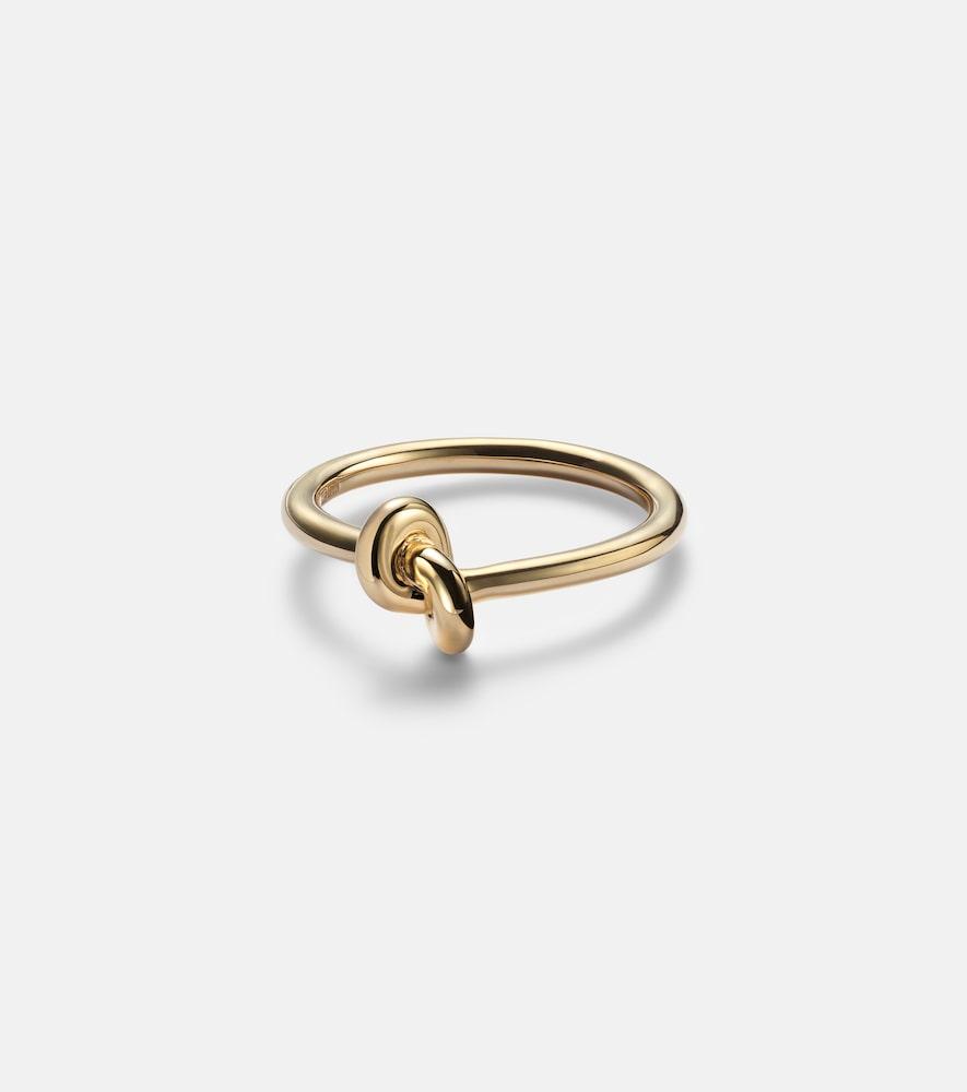 engelbert legacy knot mini 18kt gold ring
