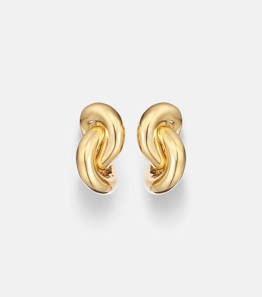 engelbert legacy knot small 18kt gold earrings