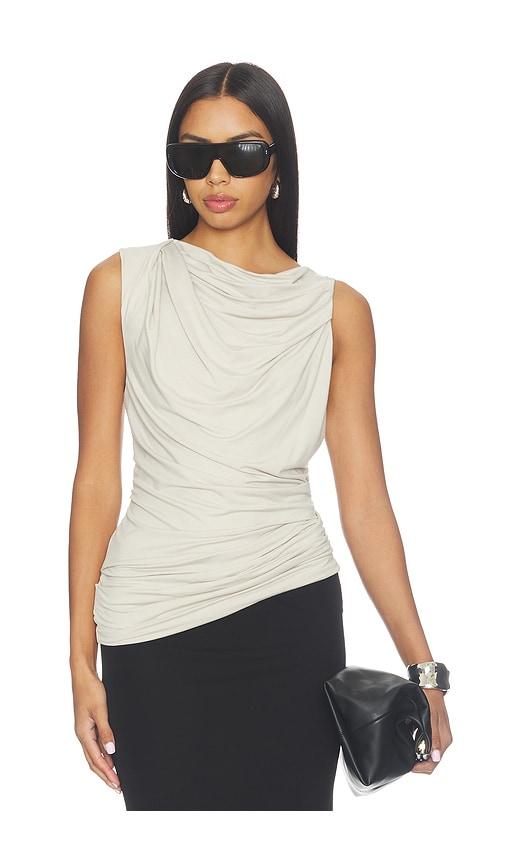 entire studios drape tank in grey. - size l (also in m, s, xs)