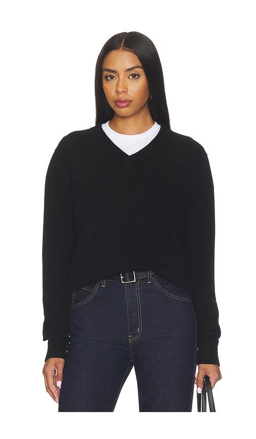 entire studios knit v-neck in black. - size m/l (also in xs/s)