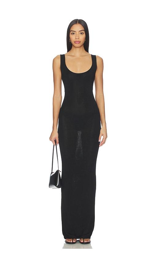 entire studios square neck dress in black. - size m (also in s, xs)