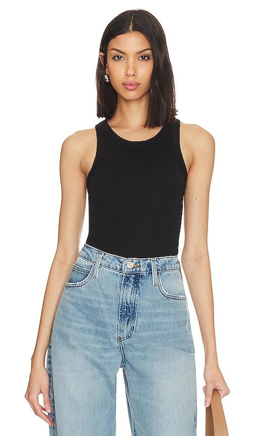 enza costa bold sheath tank in black. - size m (also in xs, s, l, xl)