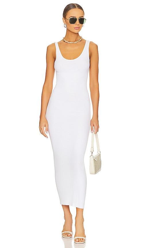 enza costa maxi tank dress in white. - size m (also in xs, s, l, xl)
