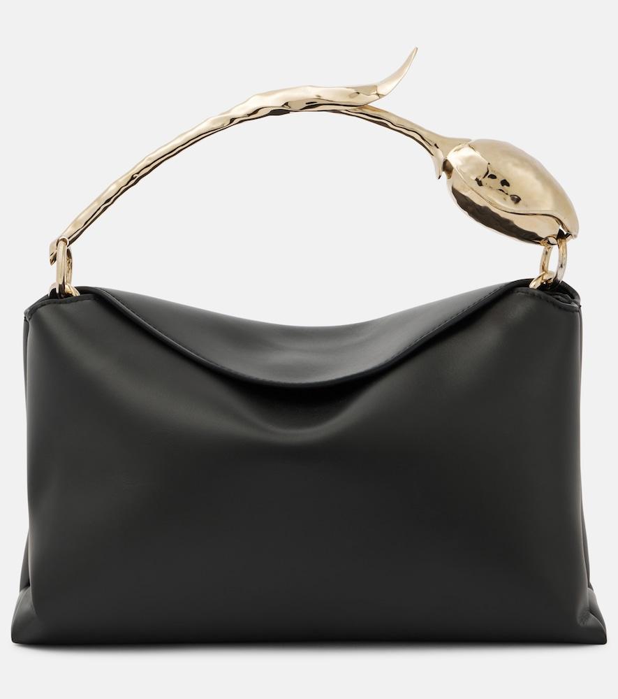 erdem bloom medium leather tote bag