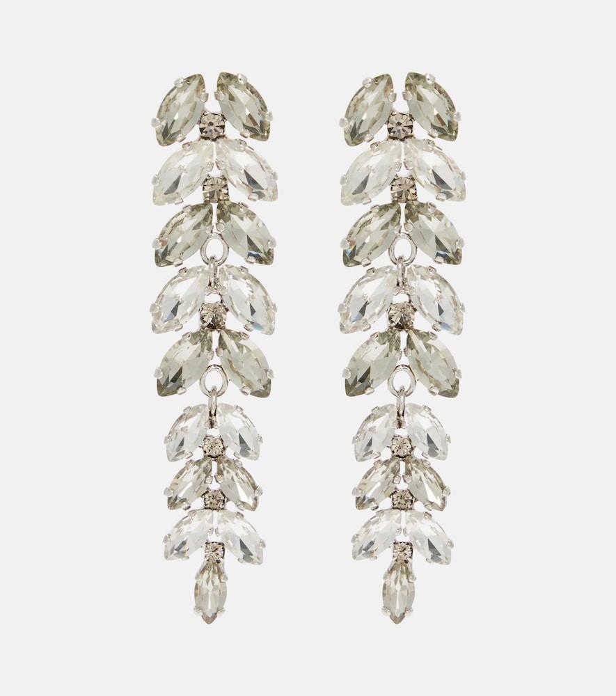 erdem embellished drop earrings