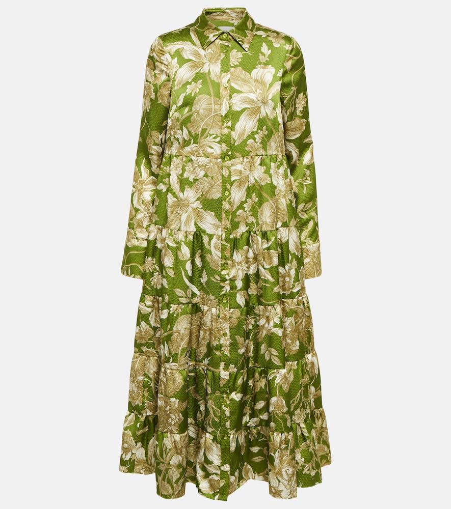 erdem palmira floral midi dress