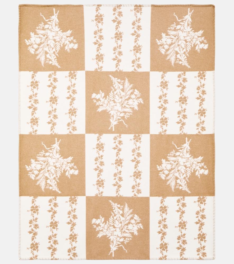 erdem wool-blend blanket
